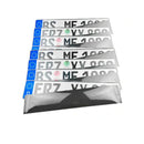 Kit 10 Películas Infravermelha Anti-Radar Camufladoras para Placa - NanoFilm